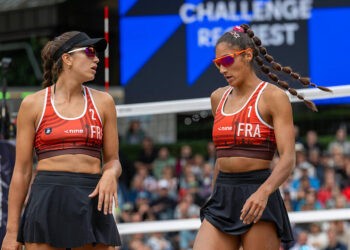 Beach-volley / Euro – Clémence Vieira et Aline Chamereau en argent !
