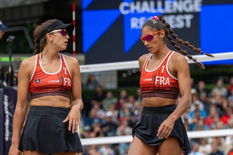 Beach-volley / Euro – Clémence Vieira et Aline Chamereau en argent !
