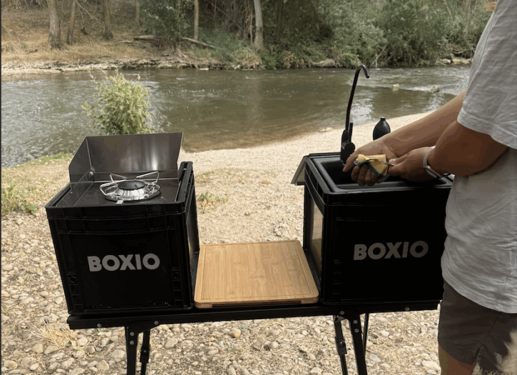 Boxio Wash Max+ : l’évier avec système de filtration, qui révolutionne l’autonomie en vanlife
