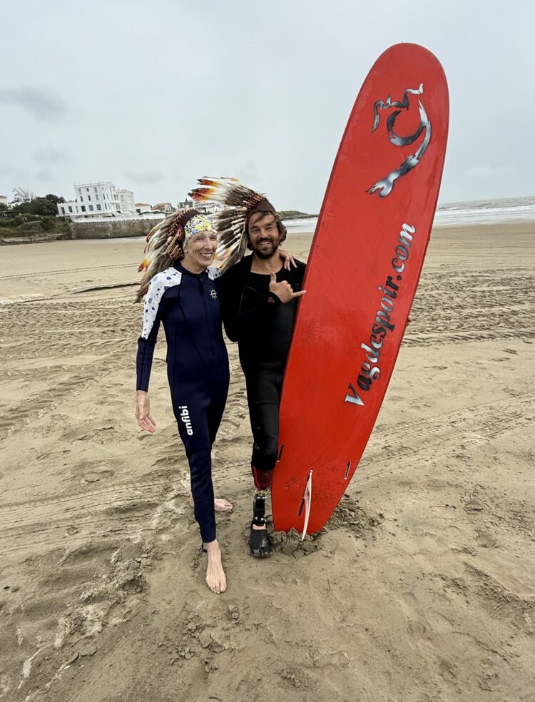 Claire, 73 ans, surfeuse le temps d’un rêve